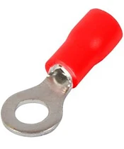 КАБЕЛЕН НАКРАЙНИК ТИП УХО, 0.5-1.5 MM2, M5, ИЗОЛИРАН, E.TERMINAL.STAND.RVL1.1,25.5.RED, E.NEXT