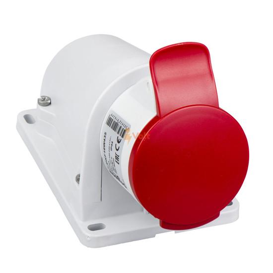 ИНДУСТРИАЛЕН КОНТАКТ ЗА СТЕНА MUREVA PK, 16 A, 3P+N+E, 400 V AC, IP44, PKF16W435, SCHNEIDER ELECTRIC