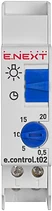 СТЪЛБИЩЕН АВТОМАТ E.CONTROL, 0.5-20 MIN, 16 A, 230 V AC, 1NO, E.CONTROL.T02, E.NEXT