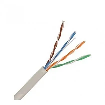 КАБЕЛ LAN UTP CAT5E 4X2X0.5 MM2, 24 AWG, ПОМЕДНЕН (CCA)