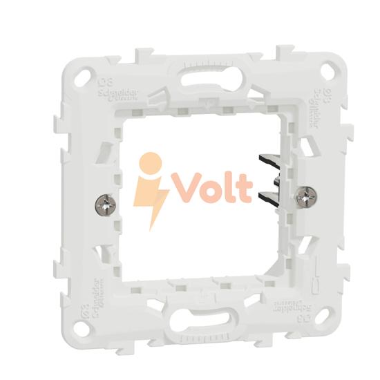 ПЛАСТМАСОВА МОНТАЖНА РАМКА С КРАЧЕТА NEW UNICA, NU7002PG, SCHNEIDER ELECTRIC