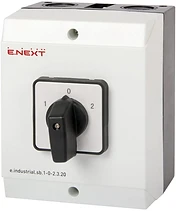 ПАКЕТЕН ПРЕКЪСВАЧ 3P, 20 A, 1-0-2, E.INDUSTRIAL.SB.1-0-2.3.20, E.NEXT