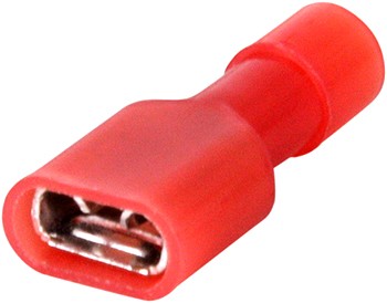 ЖЕНСКИ КАБЕЛЕН НАКРАЙНИК - СЪЕДИНИТЕЛ, 6.6 MM (100БР.) 0.5-1.5 MM2, ИЗОЛИРАН, ЧЕРВЕН, СЕРИЯ FN, (FN.F.0.5.1.5), E.TERMINAL.STAND.FDFN1.25.250.RED, E.NEXT