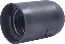 ФАСУНГ ПЛАСТМАСОВ E27 ЧЕРЕН SOCKET.E27.PL.BLACK, E.LAMP, E.NEXT