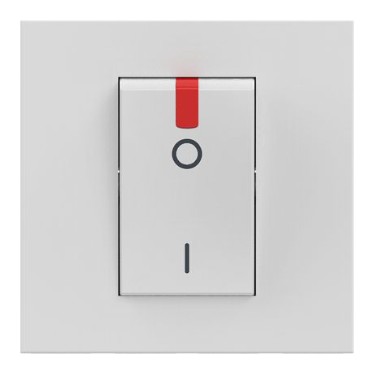 КЛЮЧ ЗА БОЙЛЕР CLASSIA, 32 A, 2P 250 V AC, БЕЗ РАМКА, 2 МОДУЛА, СКРИТ МОНТАЖ, БЯЛ, BTICINO