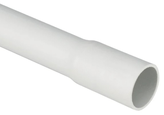 ТРЪБА PVC Ф20 MM-ВЪНШЕН 3 МЕТРА С МУФА 320 N СИВА / 1 БР, ELETTROCANALI