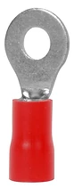 КАБЕЛЕН НАКРАЙНИК ТИП УХО 2.5-4 MM2, M5, ИЗОЛИРАН, ЧЕРВЕН, E.TERMINAL STAND.RV3.3.5.5, E.NEXT