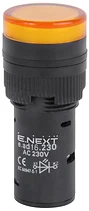 ИНДИКАТОРНА ЛАМПА LED ?16 MM 230 V АС ЖЪЛТА, E.AD16.230.YELLOW, E.NEXT