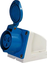 ИНДУСТРИАЛЕН КОНТАКТ ЗА СТЕНА E.SOCKET.PRO, 32 A, 2P+E, 230 V AC, E.SOCKET.PRO.3.32, E.NEXT