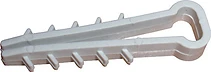 ДЮБЕЛ Ф6 ЗА ПЛОСЪК КАБЕЛ, 100 БР, E.METIZ.DOWEL.FLAT.FIR.6, E.NEXT