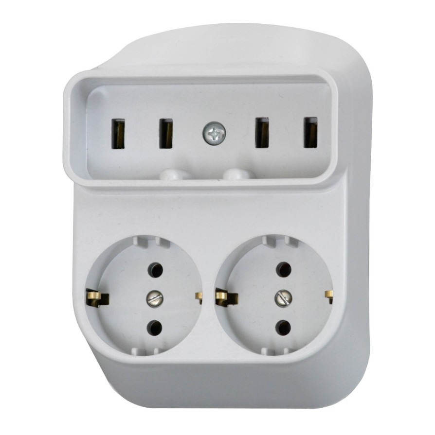 ИНДУСТРИАЛЕН КОНТАКТ ЗА СТЕНА, 25 A, 3P+E, 400 V AC, 7123, ATRA