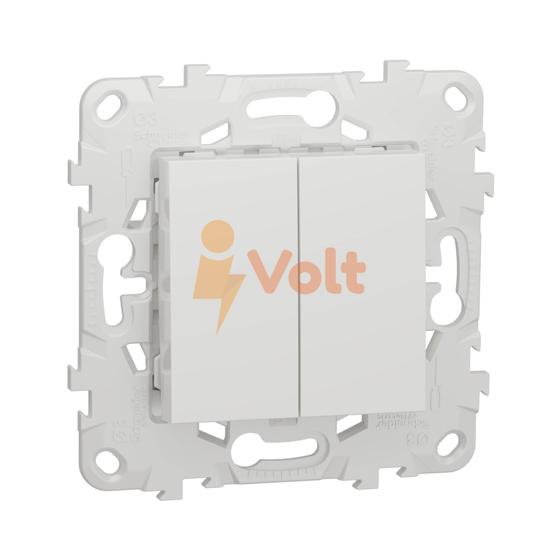 СЕРИЕН КЛЮЧ NEW UNICA, СКРИТ МОНТАЖ, БЯЛ, NU521118, SCHNEIDER ELECTRIC