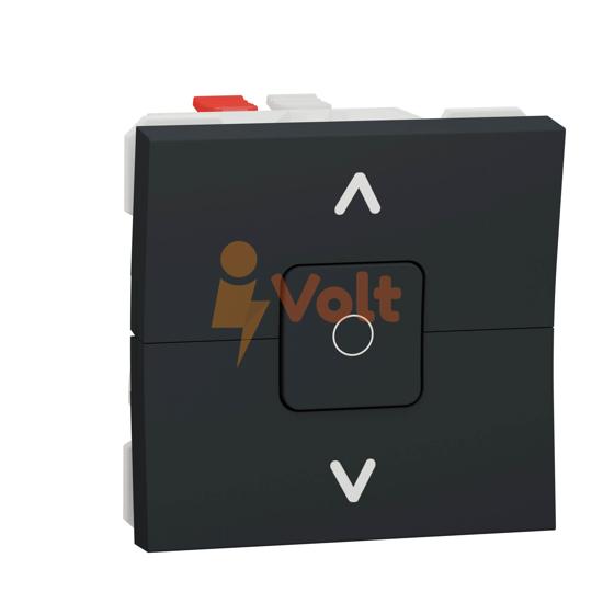 БУТОН ЗА ЩОРИ NEW UNICA, СКРИТ МОНТАЖ, АНТРАЦИТ, NU320854, SCHNEIDER ELECTRIC