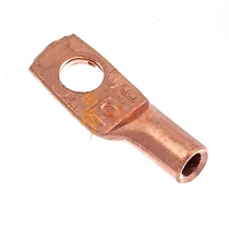 МЕДНА КАБЕЛНА ОБУВКА 10 MM2, БОЛТ M6, ДЪЛГА