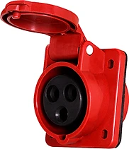 ИНДУСТРИАЛЕН КОНТАКТ ЗА ТАБЛО E.SOCKET.PRO, 16 A, 3P+E, 400 V AC, E.SOCKET.PRO.4.16.WALL, E.NEXT