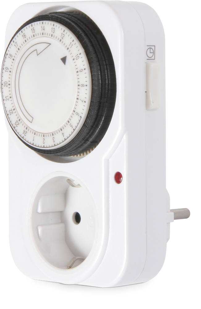 ЕЛЕКТРОМЕХАНИЧЕН ТАЙМЕР ШУКО E.CONTROL, 24 H, 230 V AC, E.CONTROL.T11, E.NEXT