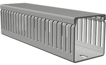 КАБЕЛЕН КАНАЛ ПЕРФОРИРАН С КАПАК Ш/В 60X60 MM, 2 МЕТРА / 1 БР