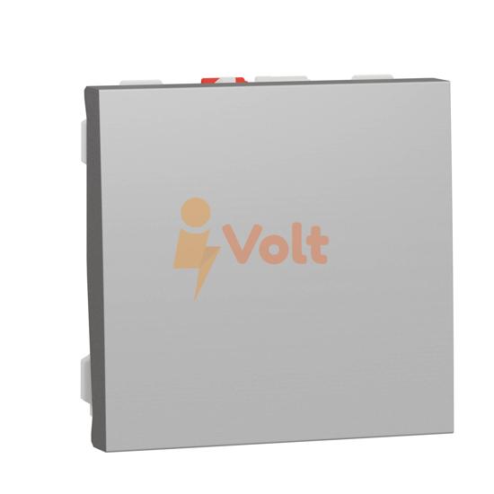 БУТОН NEW UNICA, СКРИТ МОНТАЖ, АЛУМИНИЙ, NU320630, SCHNEIDER ELECTRIC