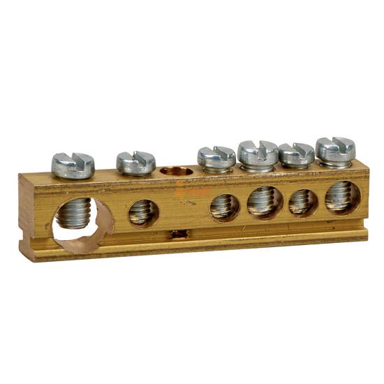 КЛЕМЕН БЛОК 80 A С 6 ОТВОРА (1X35 MM2, 2X16 MM2, 3X10 MM2), 14963, SCHNEIDER ELECTRIC