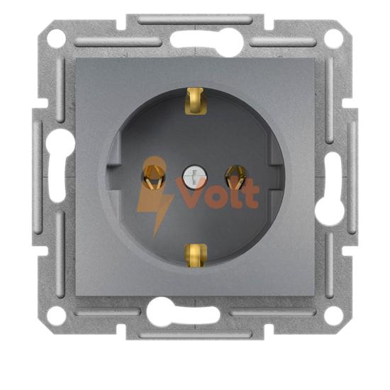 КОНТАКТ ШУКО ASFORA, СКРИТ МОНТАЖ, СТОМАНА, EPH2900162, SCHNEIDER ELECTRIC