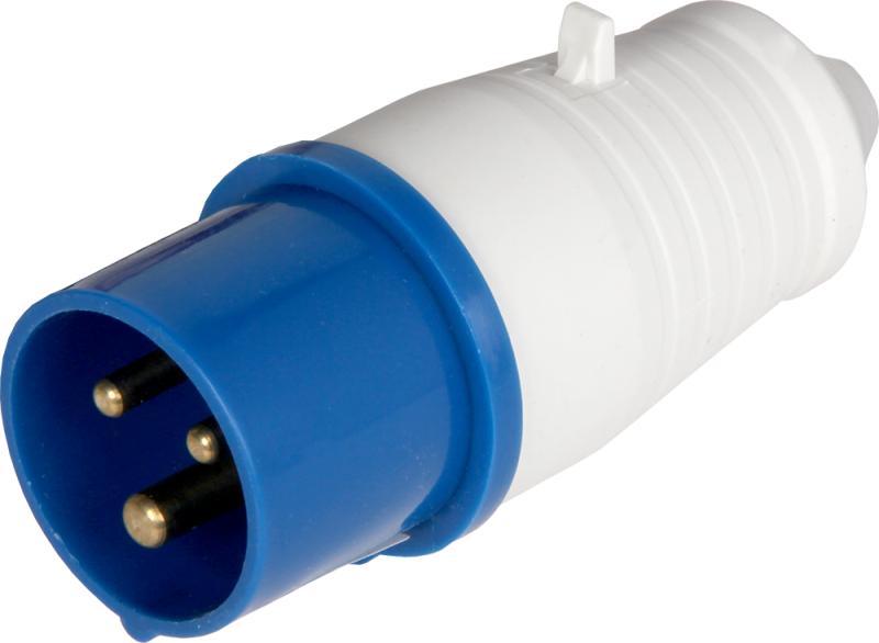ИНДУСТРИАЛЕН ПОДВИЖЕН ЩЕПСЕЛ E.PLUG.PRO, 16 A, 2P+E, 230 V AC, E.PLUG.PRO.3.16, E.NEXT