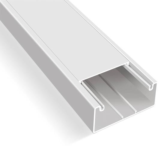 КАБЕЛЕН КАНАЛ 100X50 MM /Ш Х В/, ЦВЯТ БЯЛ, 2 M, MUTLUSAN