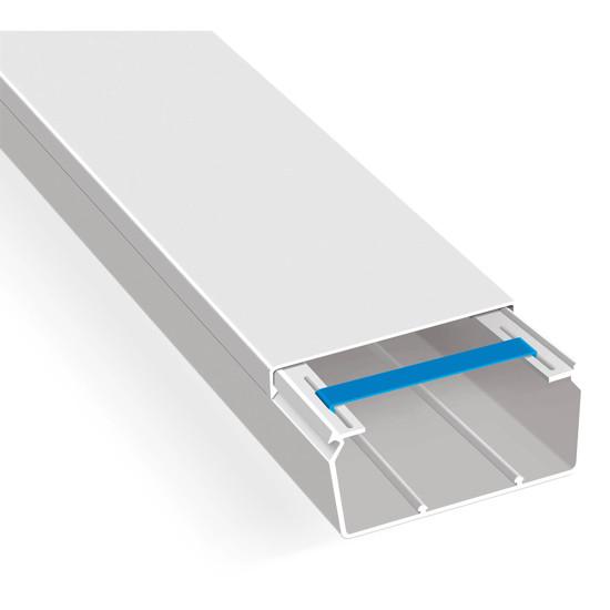 КАБЕЛЕН КАНАЛ 100X60 MM /Ш Х В/, EKO, ЦВЯТ БЯЛ, 2 M, MUTLUSAN