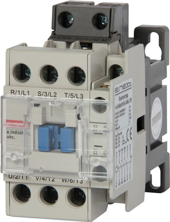 КОНТАКТОР E.INDUSTRIAL.UKC, 3P, 18 A, 24 V AC, 1NO+1NC, E.INDUSTRIAL.UKC.18.24, E.NEXT