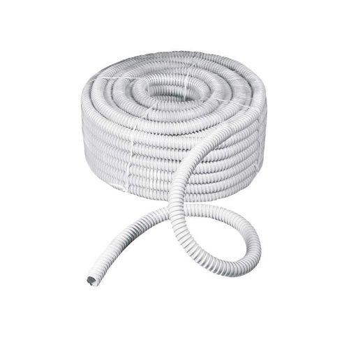 ГОФРИРАНА PVC ТРЪБА Ф20 MM-ВЪТРЕШЕН 30 M СИВА / 1 БР