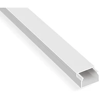 КАБЕЛЕН КАНАЛ 20X10 MM /Ш Х В/, EKO, ЦВЯТ БЯЛ, 2 M, MUTLUSAN