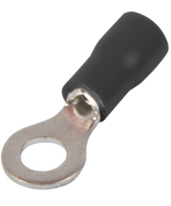 КАБЕЛЕН НАКРАЙНИК ТИП УХО, 1.5-2.5 MM2 (100БР.), M8, ИЗОЛИРАН, E.TERMINAL.STAND.RV2.2.8.BLACK, E.NEXT