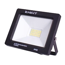 LED ПРОЖЕКТОР, 20 W, 6000 K, E.LED.FLOOD.STANDART.20.6000, E.NEXT