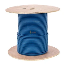 КАБЕЛ LAN FTP CAT5E 4X2X0.5 MM2, 23 AWG, МЕДЕН