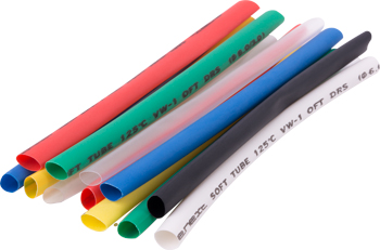 КОМПЛЕКТ ТЕРМОСВИВАЕМИ ШЛАУХИ 6/3 MM, (8 ЦВЯТА), 100 MM, 24БР, E.TERMO.STAND.SET.6.3, E.NEXT