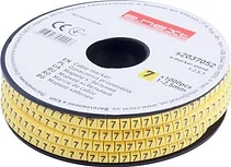КАБЕЛНА МАРКИРОВКА, 1-2.5 MM2, “7“, 1000 БР, E.MARKER.STAND.1.2.5.7, E.NEXT