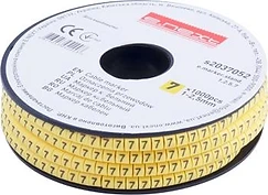 КАБЕЛНА МАРКИРОВКА, 1-2.5 MM2, “7“, 1000 БР, E.MARKER.STAND.1.2.5.7, E.NEXT