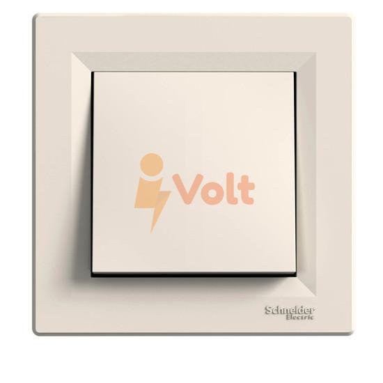 ДЕВИАТОРЕН КЛЮЧ ASFORA, КОМПЛЕКТ, СКРИТ МОНТАЖ, КРЕМ, EPH0400123, SCHNEIDER ELECTRIC