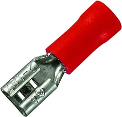 ЖЕНСКИ КАБЕЛЕН НАКРАЙНИК - СЪЕДИНИТЕЛ, 7.4 MM (100БР.) 0.5-1.5 MM2, ИЗОЛИРАН, СЕРИЯ DD, (DD.F.0.5.1.5.L), E.TERMINAL.STAND.FDD1.25.250, E.NEXT