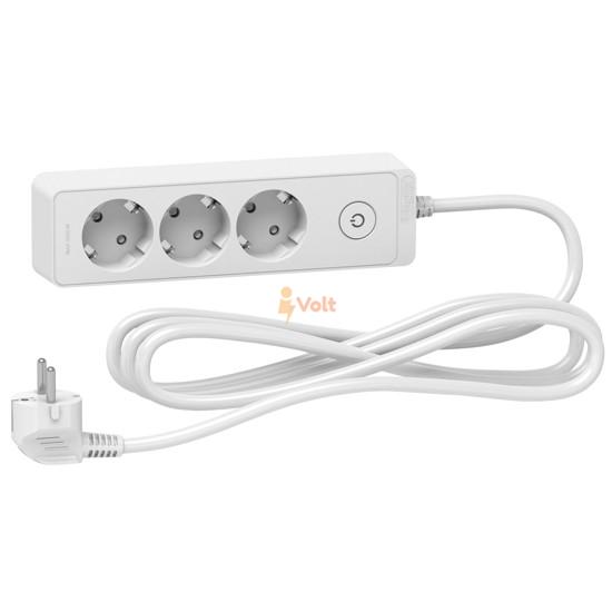 РАЗКЛОНИТЕЛ С КЛЮЧ, 3 ГНЕЗДА, 3 M КАБЕЛ, БЯЛ, ST9433W, SCHNEIDER ELECTRIC