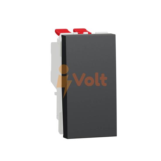 КРЪСТАТ КЛЮЧ NEW UNICA, СКРИТ МОНТАЖ, АНТРАЦИТ, NU310554, SCHNEIDER ELECTRIC