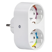 WI-FI SMART КОНТАКТ, ДВОЕН, 16 A, 3500 W, 220-240 V AC, ULTRALUX
