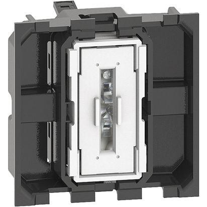 ДЕВИАТОРЕН КЛЮЧ LIVING NOW, 10 AX, 1P, 250 V AC, С ПОДСВЕТКА, С БЕЗВИНТОВИ КЛЕМИ, 2 МОДУЛА, СКРИТ МОНТАЖ, BTICINO