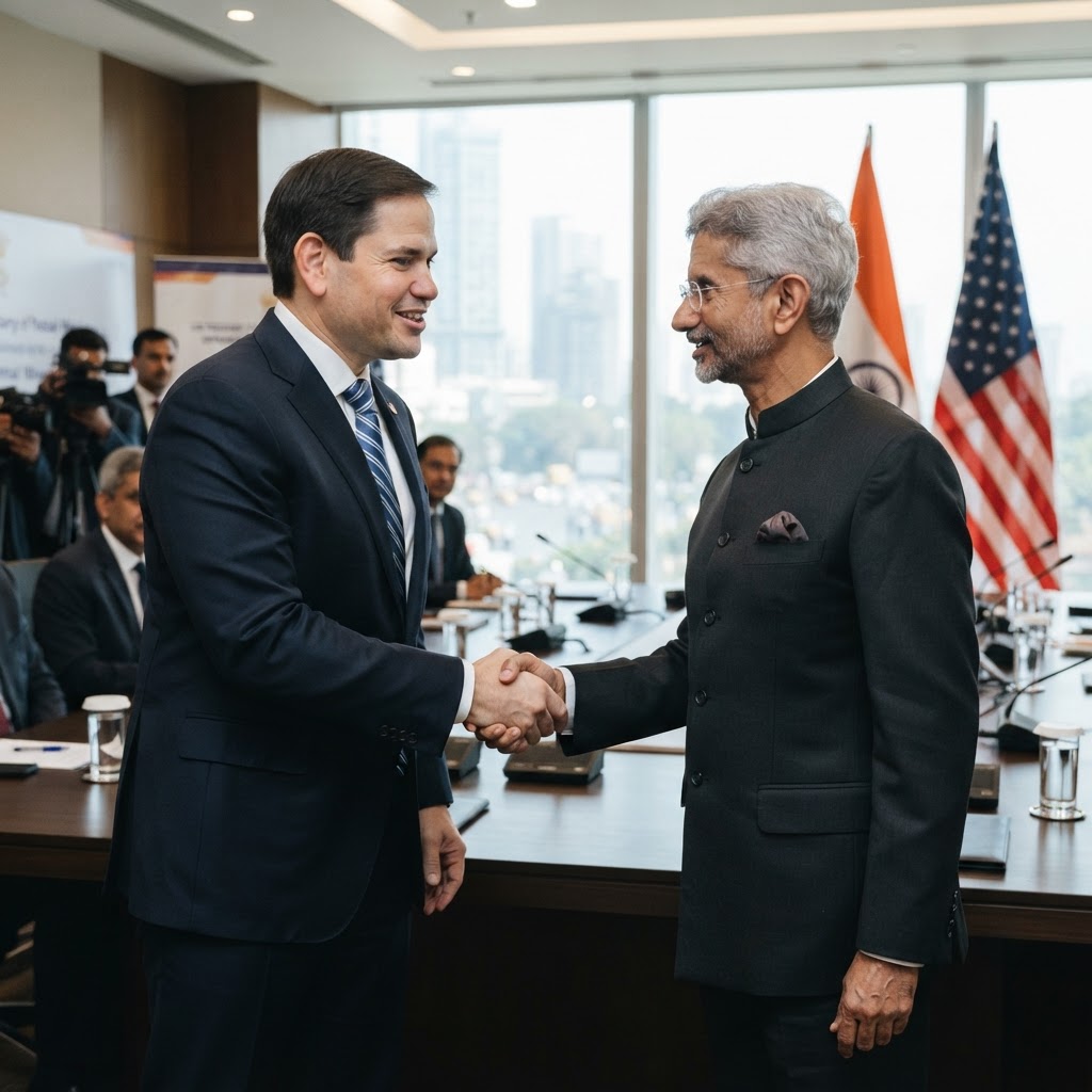 Marco Rubio Begins High-Level Diplomatic Visit to India