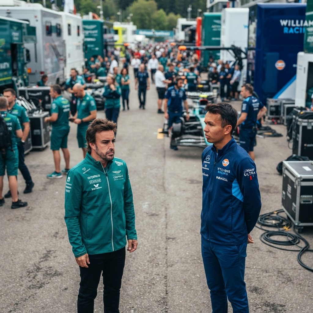 Alonso Stands by Backmarker Criticism as Williams Duo Responds