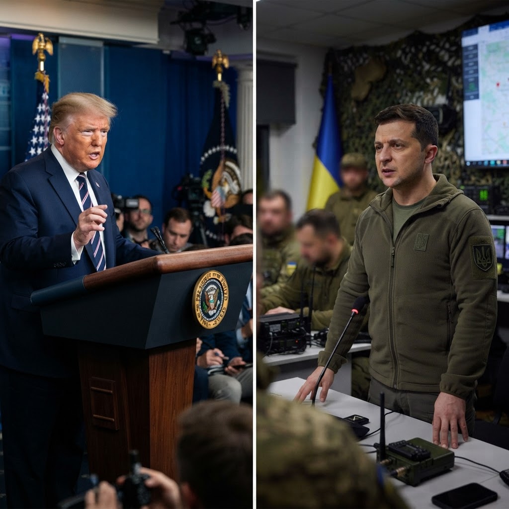 Tensions Escalate as Trump Calls for Leadership Change in Ukraine