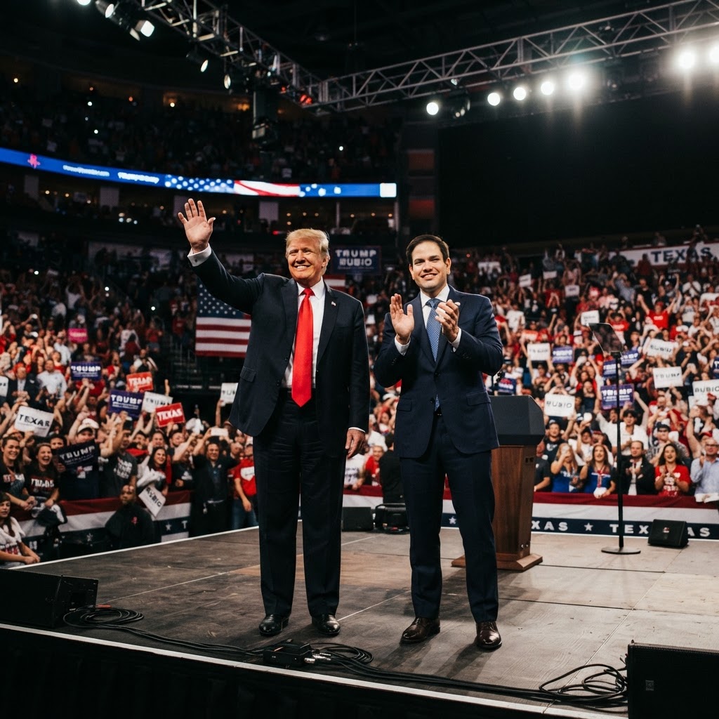 Secretary of State Rubio Joins President Trump on Texas Campaign Swing
