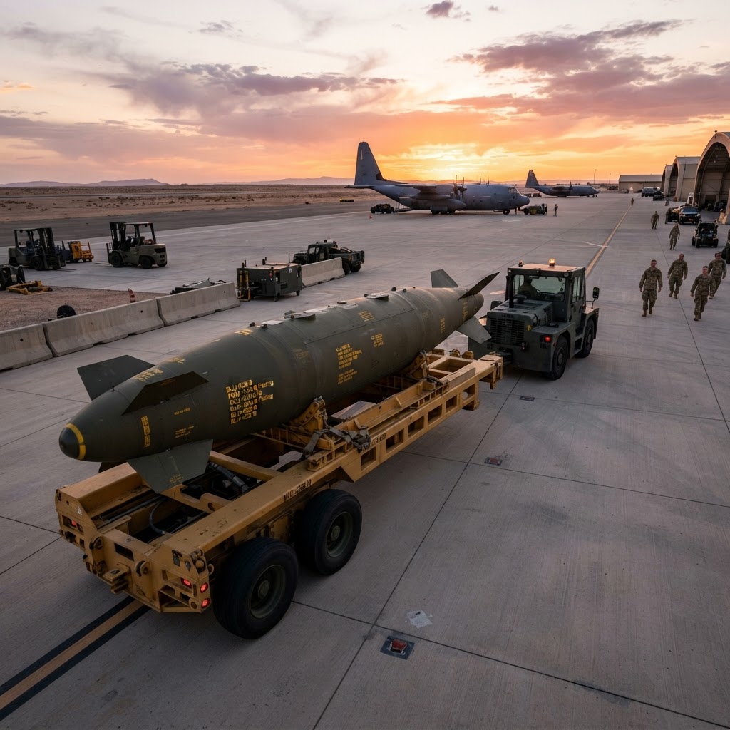 Pentagon Evaluates 'Mother of All Bombs' for Potential Iran Strikes