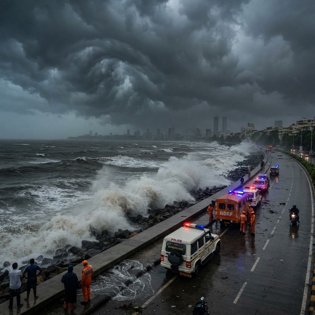 Cyclone Arnab Makes Landfall Along India Coastline