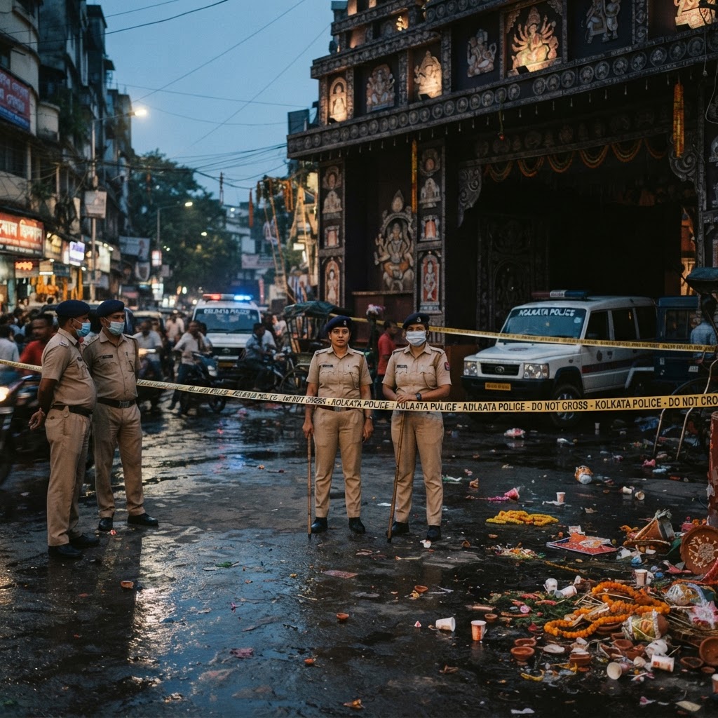 Tragic Stampede at Kolkata Durga Puja Pandal Leaves 19 Dead in India