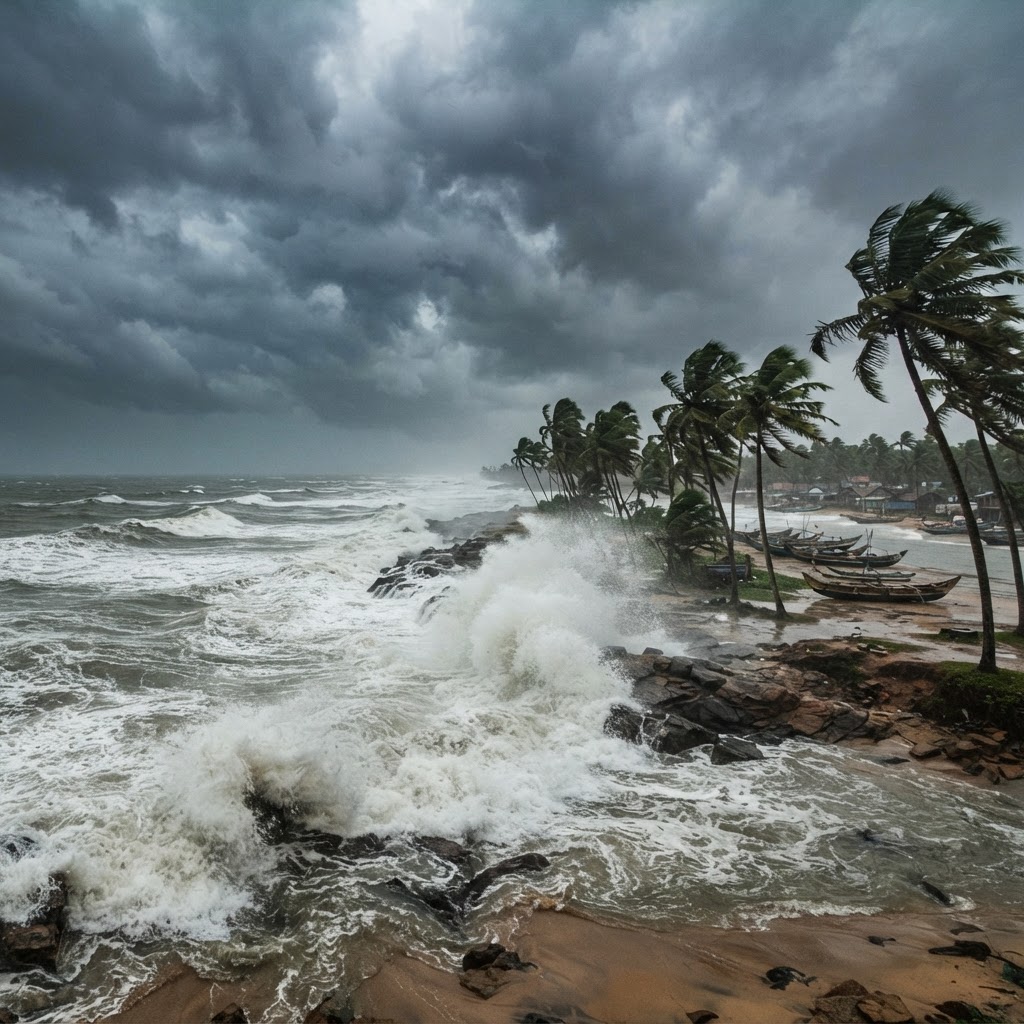 Cyclone Arnab Makes Landfall on India's East Coast